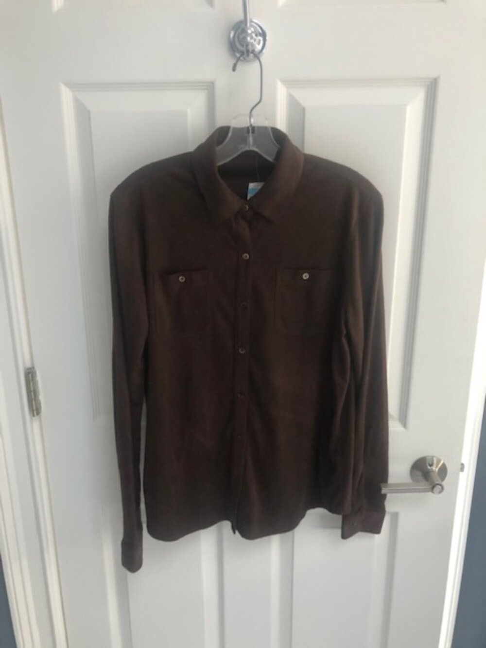 NWT J. McLaughlin Women's faux suede shirt size Medium